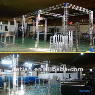 China Aluminum Profiles Mini Safety Aluminum Truss For Custom Show Booth for sale