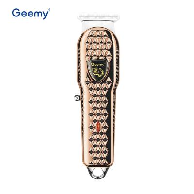 China Car GM6255 Metal Clippers Rechargeable Hair Trimmer Professional Magic Gold Clippers GEEMY QUICK BLADE for sale