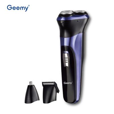 China GM6607 Triple Blade Hair Cutter Set Detachable Nose Trimmer Professional Men Hair Trimmer USB Head Shaver Stainless Wholesale GEEMY for sale