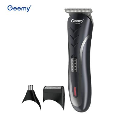 China GM592 Functual Car Grooming Suit 4 in 1 Detachable Hair Machine USB Detachable Hair Trimmer Nose Trimmer Rechargeable Beard Shaver for sale