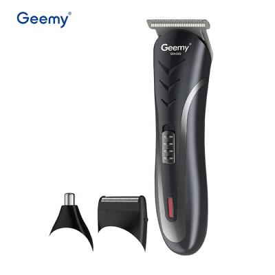 China GM593 Rechargeable Car Grooming Suit 3 in 1 Hair Trimmer Nose Trimmer Cordless Professional Electric Shaver Razor for sale