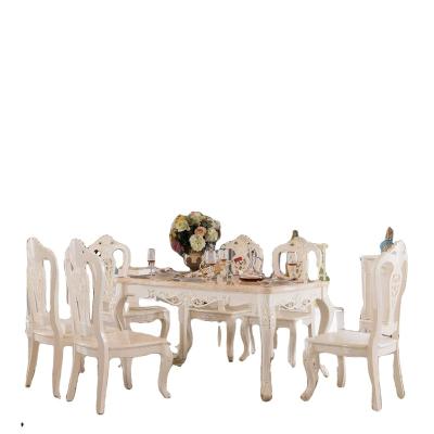 China (Other)Solid Wood Adjustable Royal Gold Hand-Carved Marble Dining Table for sale