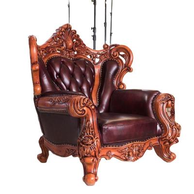 China (Other) large adjustable American luxury solid wood hand-carved living room sofa coffee table set for sale