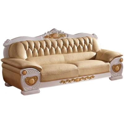 China European Adjustable Villa Light Luxury Minimalist Oak Luxury Apartment Hotel Marble Leather Sofa (Other) for sale