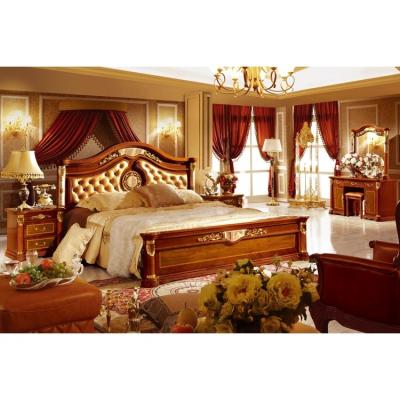 China Manufacturer Wholesale Classic King Bed European Hot Selling Bedroom Furniture Royal Luxury Royal Bedroom Furniture for sale