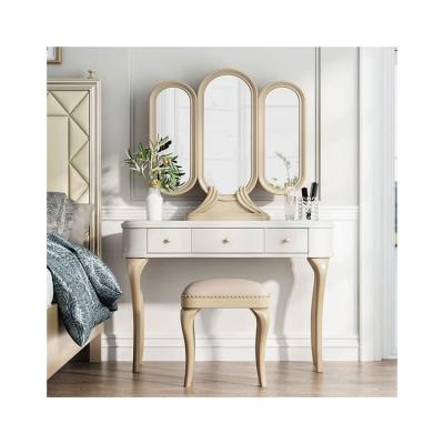 China American Nordic simple light luxury bedroom dresser storage cabinet dressing table girl makeup table with mirror for sale