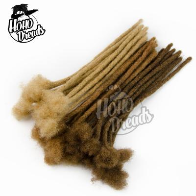 China Curly Loop HOHO DREADS Human Hair Crochet Dreadlocks Wholesale Natural Locs Braiding Extensions for sale