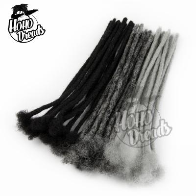 China Afro Curly Hair Dreads Handmade Soft Curly Faux Locs Crochet Braid Synthetic Afro Dreadlock Extensions for sale