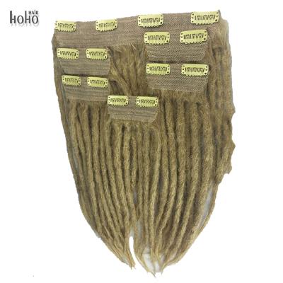 China Blonde Dreadlocks Hair 18 Inhc 100% Inhc Crochet Soft Dread Wigs for sale