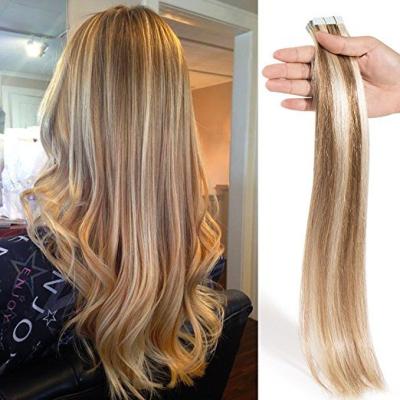 China Natural wave peek hair walker hair extension tape capelli veri for sale