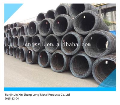 China Hot Rolled 8mm Low Carbon Construction Steel Wire Coil / Steel Wire Rod for sale