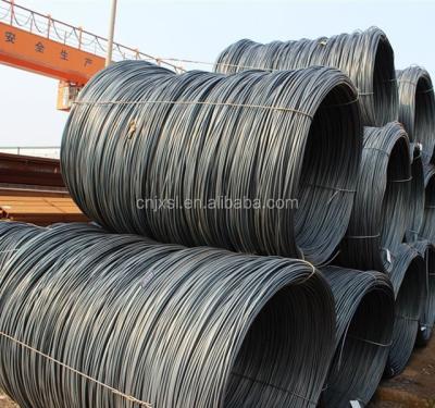 China Low carbon steel wire rod 5.5mm, mild iron steel wire rod, structural steel wire Q195 Q235 SAE1008 SAE1006 for sale