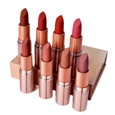 China Waterproof 8 colors made in china high quality private label lipstick own brand lip liner with lip gloss for sale