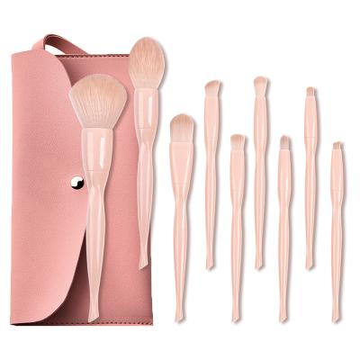 China Skin-Friendly Direct Sales Private Label Factory Synthetic Hair Make Up Brush Set for sale