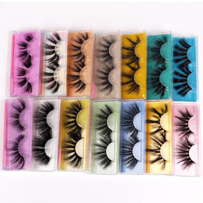 China Professional Manufacturer New High End Listing High Quality False Eyelashes Hand Made Packaging To Pair False Eyelashes for sale