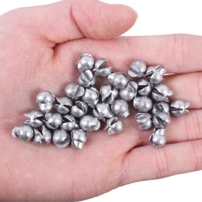 China Best price lead fishing accessories 0.5g-4g bite lead sinker 500g color lead bank open bare sinkers for sale