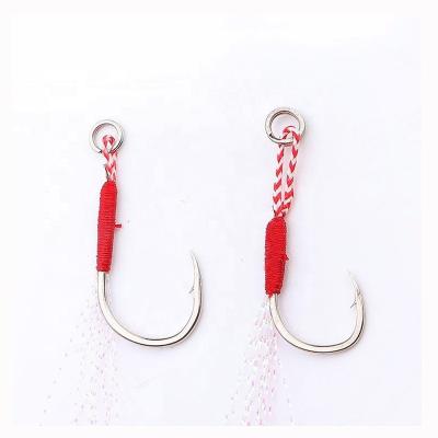 China Wholesale Handmade High Carbon Iron Steel Fine Bright Flat Wire Strap Single Hook for Boat Fishing Saltwater Fish Lead Hook Fishing Tackle for sale