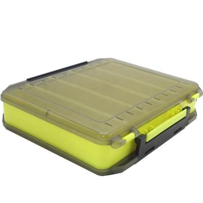 China Plastic OEM And On E Type Portable Bait Box Three Actions Double Sided Fishing Tackle Accessories Storage Box Ways To Carry Shrimp Lure Box for sale