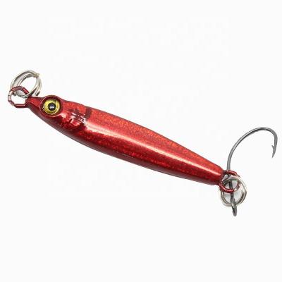 China Small Stock Single Hook Lead Fish Bait Jig Metal Lead OEM For Saltwater Fish Jig Metal Bass Lure for sale