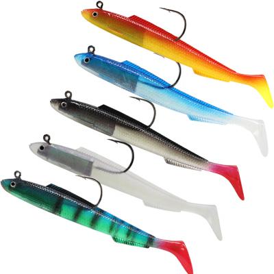 China Environmental PVC OEM And On Stock Five-color Eel Bag Lead Fish Bait 10cm 10g 15cm Soft Lure 30g Trolling Groundbait for sale