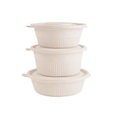 China Modern Disposable Cornstarch Bowls Food Container Biodegradable Hot Takeout Biodegradable Bowl for sale