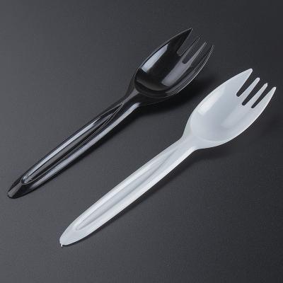 China Disposable Biodegradable Hamburger Fork Spoon Biodegradable PLA Cutlery and Compostable Fork Knife Spoon Compostable PLA Cutlery for sale