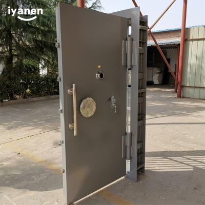 China Hotel Customize Security Steel Double Bank Doors Security Metal Vault Door for sale