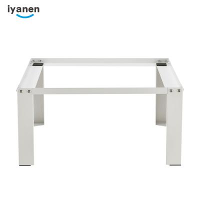 China Home Standing Foot Height Bracket Washing Machine Refrigerator Pedestal Stand Metal White Convenient Hard Base for sale