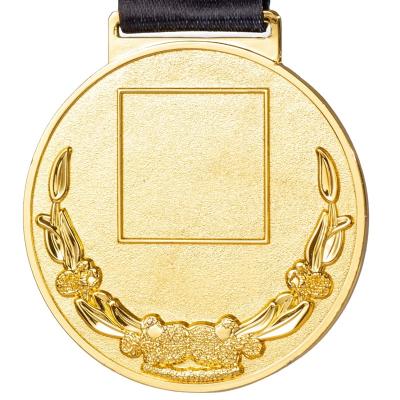 China Europe Custom Design Blank Medal With Ribbon For Awarding School Student Medals for sale