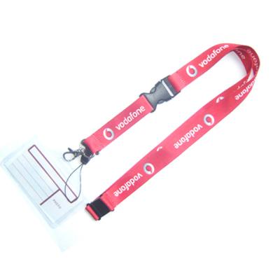 China Cheap Custom Made Neck Lanyard Strap Logo ID Card Holder Sublimation Polyester Keychain Lanyard for sale