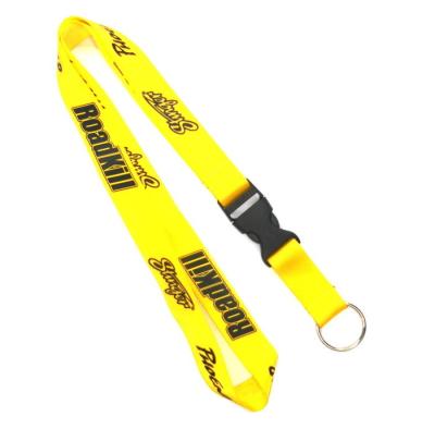 China Cheap Custom Logo Woven Lanyard Id Card Holder Neck Lanyard With Strap for sale