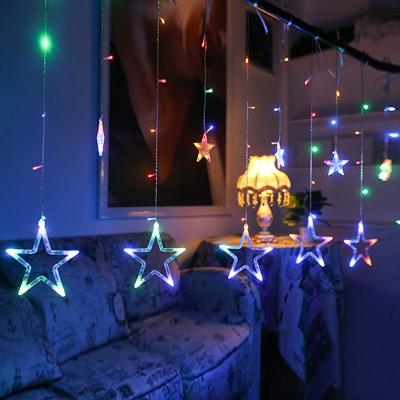 China Christmas Decoration Christmas Musical Curtain Lights Curtain Fairy Lights Indoor Wedding for sale