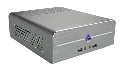 中国 陽極酸化されたアルミニウム小型 ITX 箱、無雑音細い小型 PC の箱 販売のため