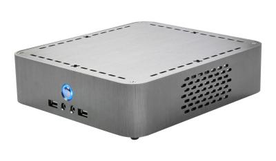 中国 縦タワー ITX 2 つの x USB/可聴周波港が付いているアルミニウム コンピュータ箱 販売のため