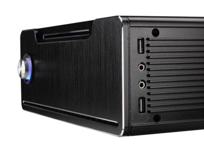 China Horizontal / Vertical Smart Mini ITX HTPC Case Support Slim CD-ROM for sale