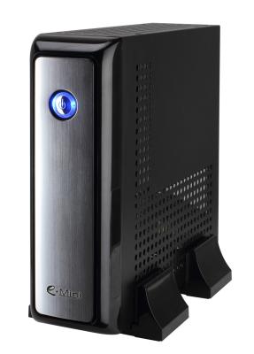 China SGCC Cool Mini Tower Computer Cases , Black Vertical ITX Case for sale