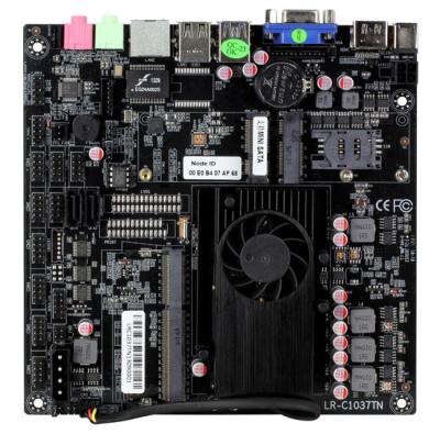 China Multi-System Mini ITX Mainboard Intel C1037U Dual-core With HD Graphics 2500 3D Display Chip for sale