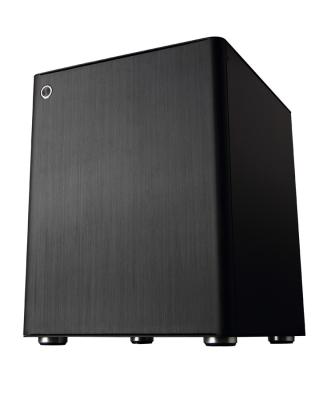 China Black HTPC Computer Mini ITX Micro ATX Case Aluminum With USB 2.0 / USB 3.0 for sale