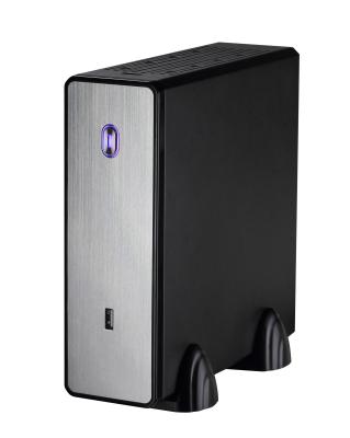 中国 COM の港との無雑音黒 ITX コンピュータ箱軽量 WIFI 販売のため