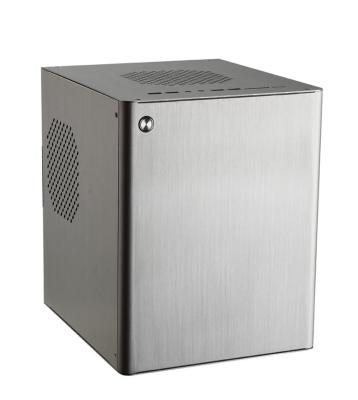 China Cube Vertical Mini ITX Micro ATX Case Aluminum With Good Heat Dissipation for sale