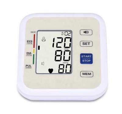 China Good Quality 2022 Plastic Arm Type Electronic Digital Blood Pressure Monitor With Voice Function Auto Use Boiling Point Portable Home Monitor for sale