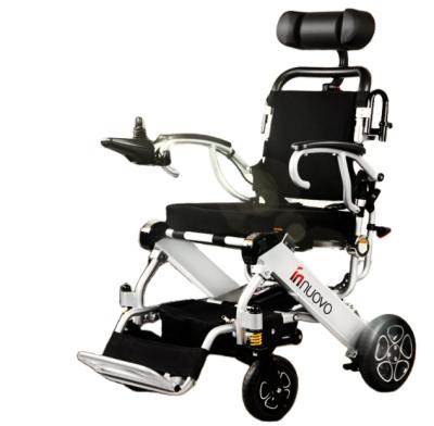 China Physiotherapy Light Weight Folding Scooter Smart Full Automatic Electric Wheelchair For The Disabled for sale