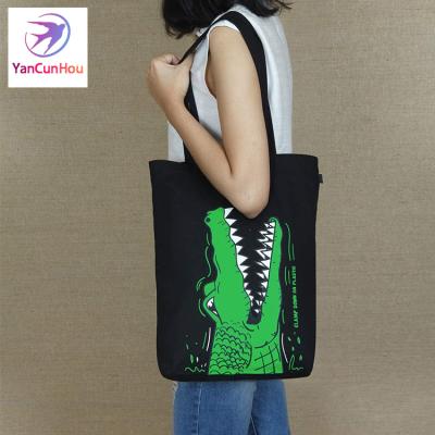 China Fashion Recyclable Hot Sale Design Large Cotton Tote Bag Cotton Tote Bags With Custom Printed Logo for sale