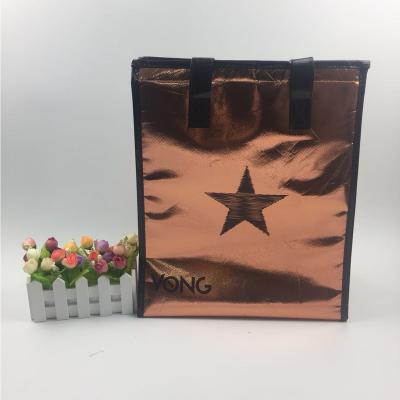 China Waterproof Promotional Non Woven Laminated Fish ISO Cooler Lunch Bag Insulated for sale