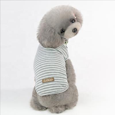 China Heart Viable Luxury Design Summer Spring Vest High End 100% Cotton Pet Supplies Pet Clothes Dog Clothes Apparel And Accessories for sale