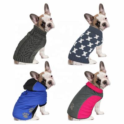 China 2020 Sustainable Luxury Winter Warm 100% Cotton Dog Clothes Sublimated Pet Clothing Dog Apparel for sale