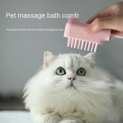 China Itchy Clean Itchy Corner Hair Cat Pet Comb Brush CLE0050035 Grooming Viable Wholesale Cat Massager 3-in-1 Massage Horns Manufacture for sale