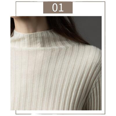 China Fashion Design Fashion Women's Turtleneck Sweater Winter Viable Turtle Neck White Cashmere Sweater, White Sweater Women for sale