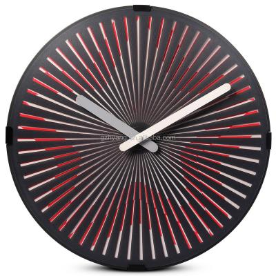 China ABS Star Shape Wall Clock With Light Alarm Moving Star for sale