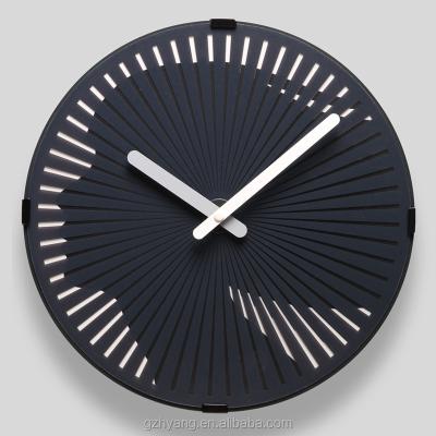 China Creative Nordic home dynamic moving clock beauty style decoration home made beauty wall clock for sale